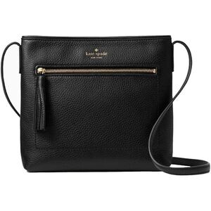 kate spade Black Pebbled Leather Chester Street Dessi Crossbody Bag